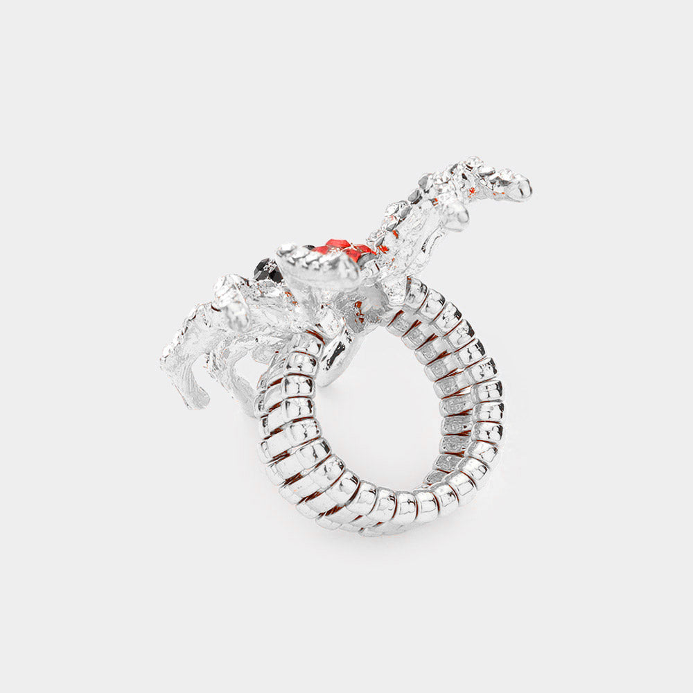 Black widow Stretch ring Water Lili