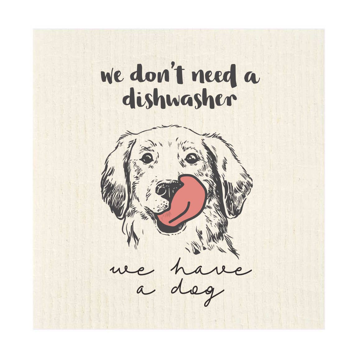 Dishwasher Dog Swedish Dishcloth Water Lili