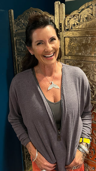 Zip It Top Silv/Grey