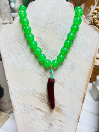 Sweet & Spicy Jalapeno Necklace