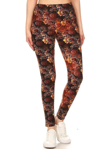 Shades of Autumn Leggings Multi O/S