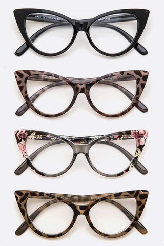 Assorted Cat Eye Reading  Glasses