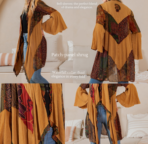 Rustic Bohemian Shrug/Kimono