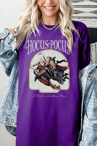 Hocus Pocus Witches Tee purple