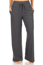 Lounge Around Wide Leg Pants Black