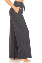 Lounge Around Wide Leg Pants Black