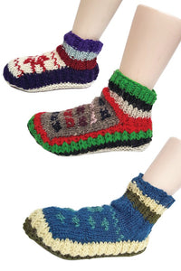 Fleece Lined Crochet socks