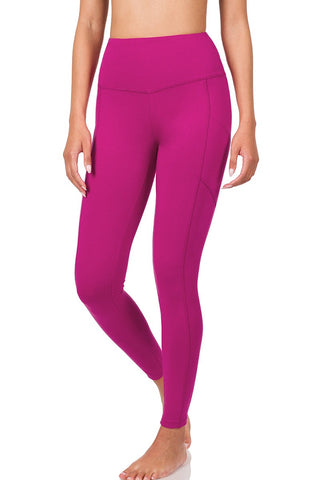 Pockets Rock Leggings Magenta