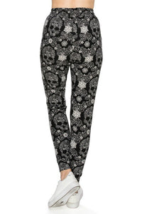 Scandalous Skeleton Joggers Blk/Wht