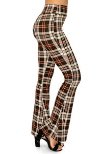 Buttery Soft Plaid Flares