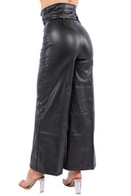 RL High Waisted Leatherette Pants Black