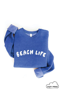 Beach Life Puffer Sweatshirt  Ryl