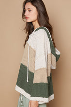 New Kid On The Block Hoodie Sweater Almond/Green