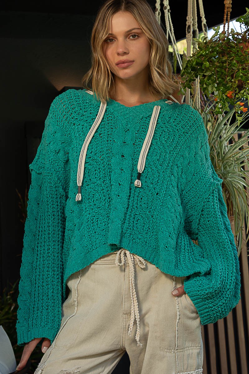 Swoodie Sweater Teal Green