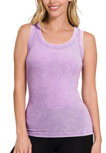 All Washed Out Scoop Neck Tank Top B Lavender