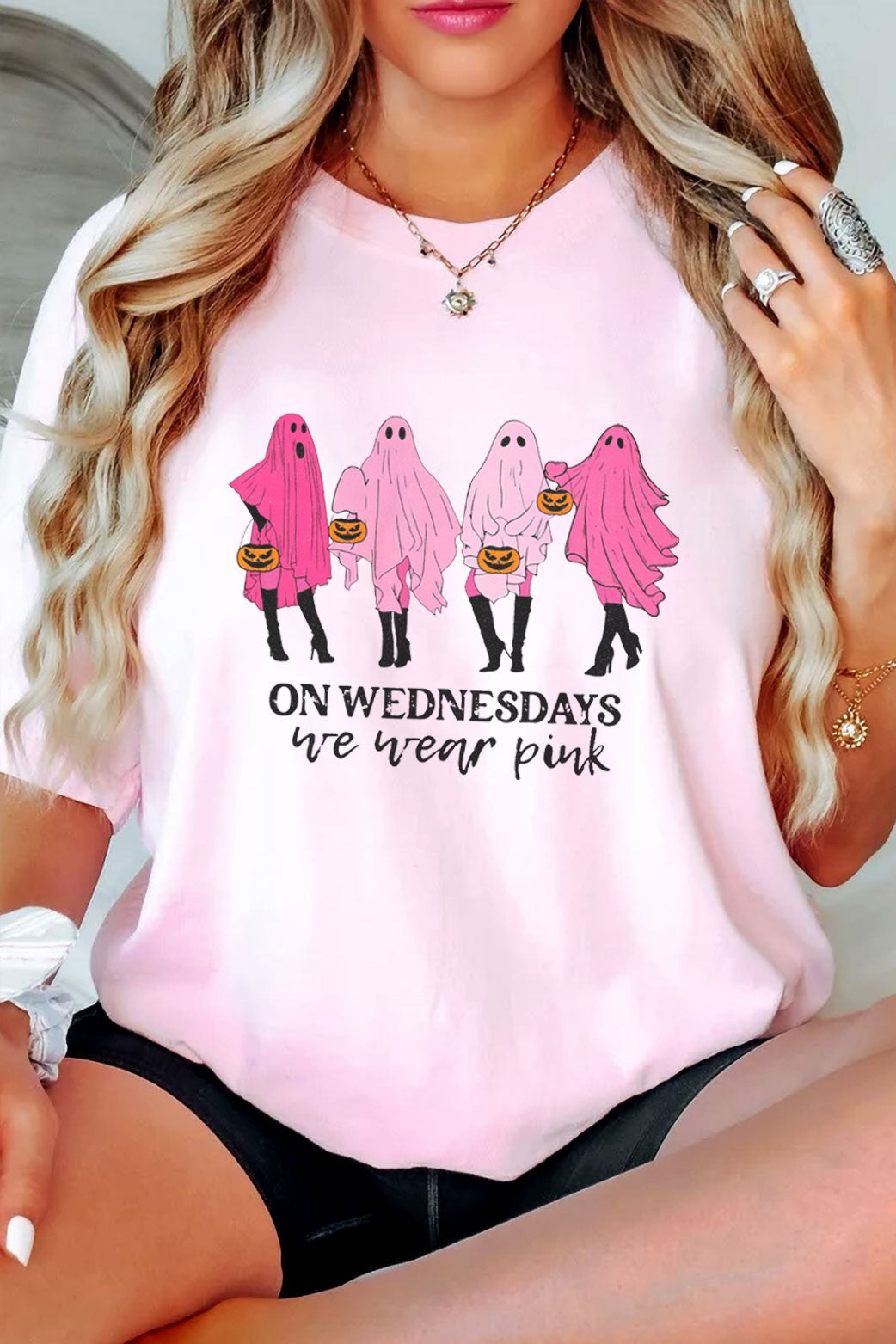 On Wednesdays We Wear Pink Tee Pink