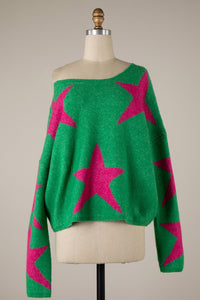 Preppy Star on Palm Beach Sweater