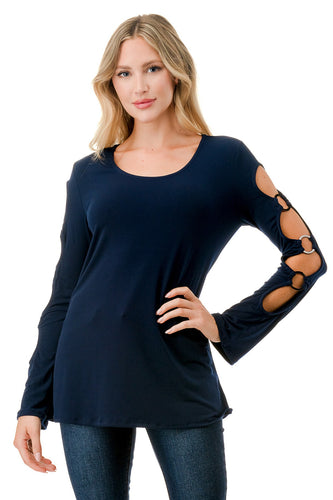 Ring My Bell Top Navy