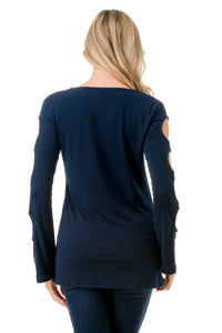 Ring My Bell Top Navy