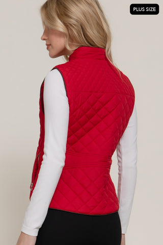 Who Needs Sleeves Plus Size Vest Red