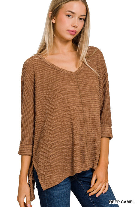 New Jayla Sweater Deep Camel Short