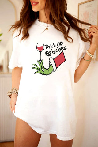 Drink Up Grinches Tee White