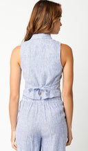Ellen Linen Mini Vest