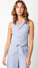 Ellen Linen Mini Vest