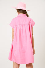 Sequintini Dress Shirt Pink