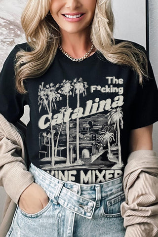 Catalina Wine Mixer Tee Black