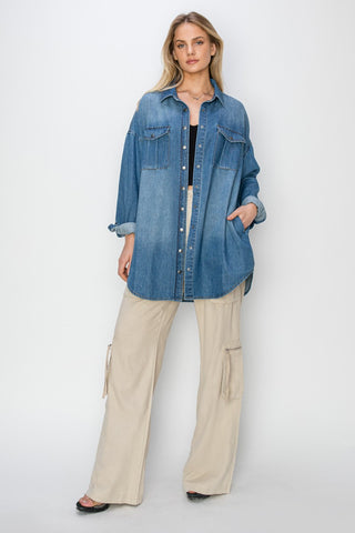Friday Night Comfort Denim Shirt