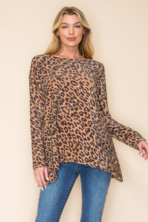 Leopard Lady Glitter Top