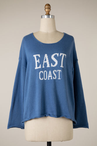 EAST COAST Sweater Blue Navy/Ivory