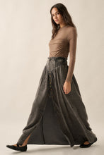 What Is Old Is New Again Maxi Skirt Black