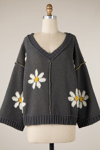 Free Spirit Daisy Sweater
