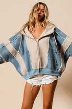 The Perfect Match Hoodie Denim/Oatmeal