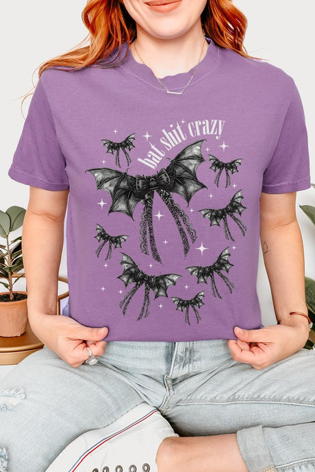 Bat Shit Crazy Tee Purple Haze