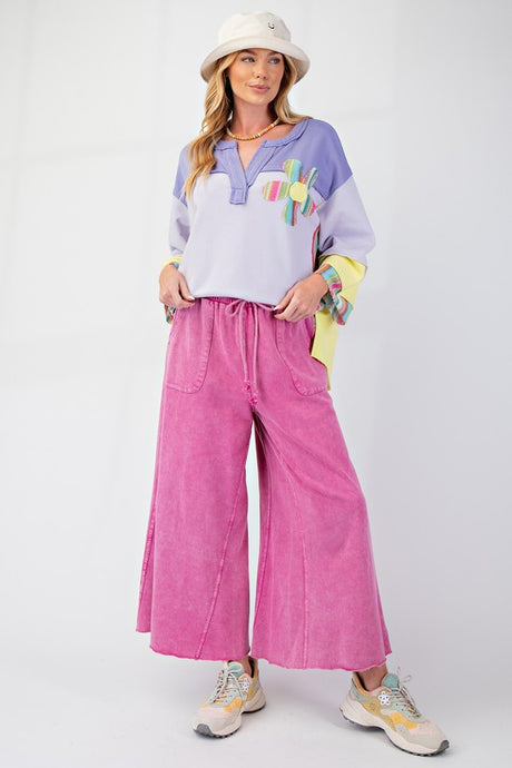 Thumbelina Pants Flower Pink