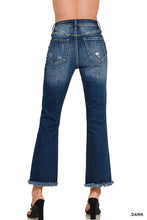 Sky Scraper Cropped Denim Dark