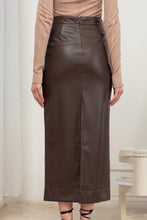 Simma Vegan Leather Maxi Skirt