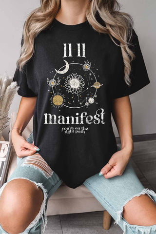 Manifesting Tee Black