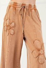 Power in Flowers Pants Almond