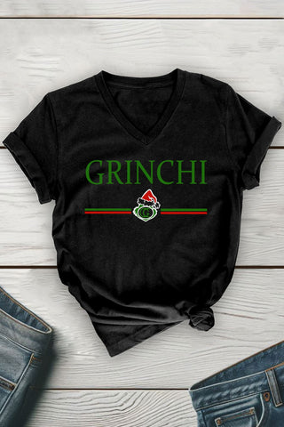 Grinchi Tee Black