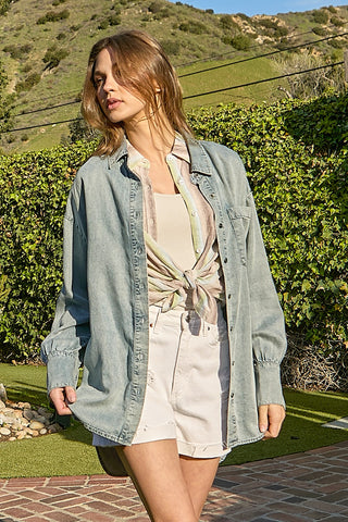 How I like it top denim