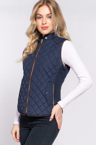 Who needs sleeves vest Navy