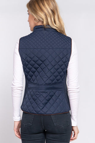 Who needs sleeves vest Navy