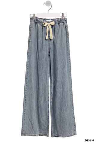 Comfortable Indulgence Wide Leg Denim