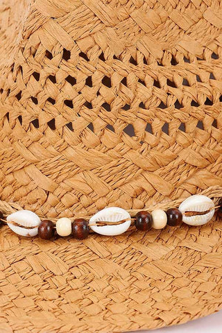 Seashore Cowboy Straw Hat Khaki