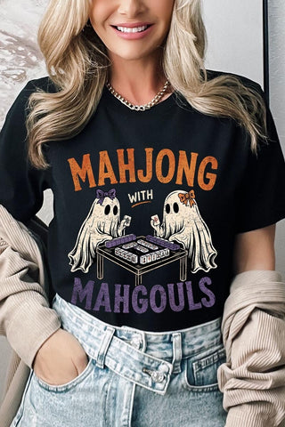 Mahjong Girls Tee Black