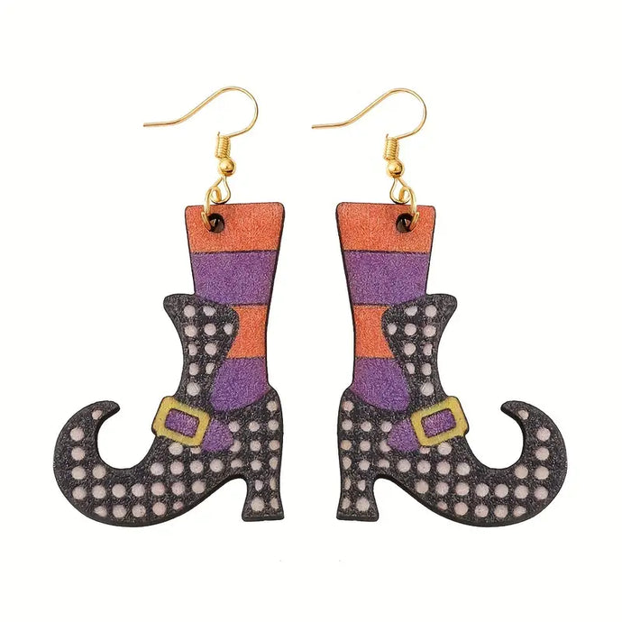 Bruhilda Witch Shoes Earrings